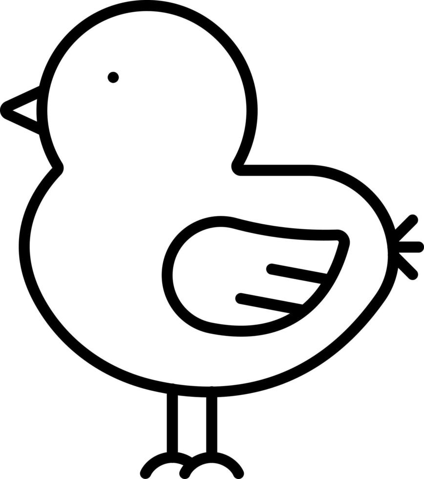 Chick Icon Style vector