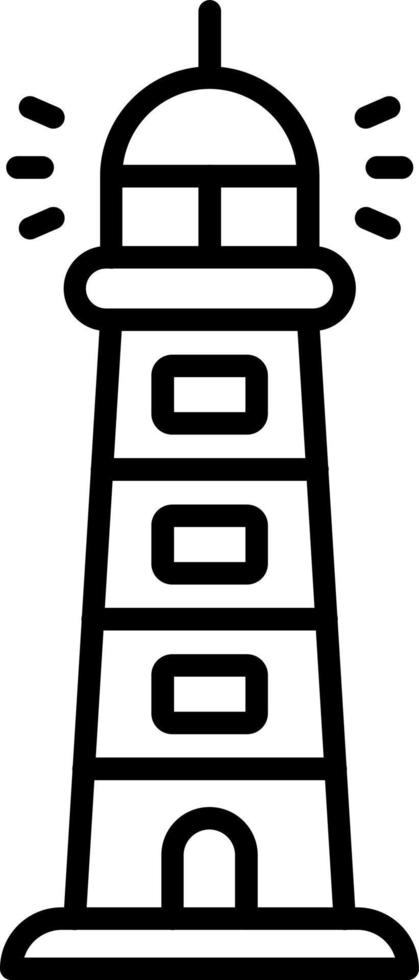 Lighthouse Icon Style vector