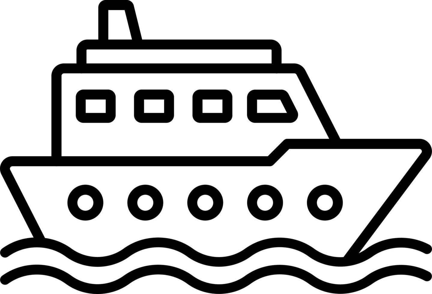 Cruise Icon Style vector