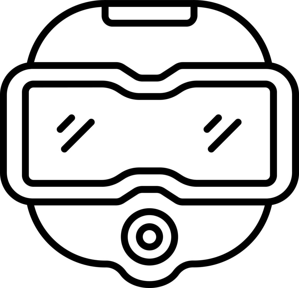 Diving Mask Icon Style vector