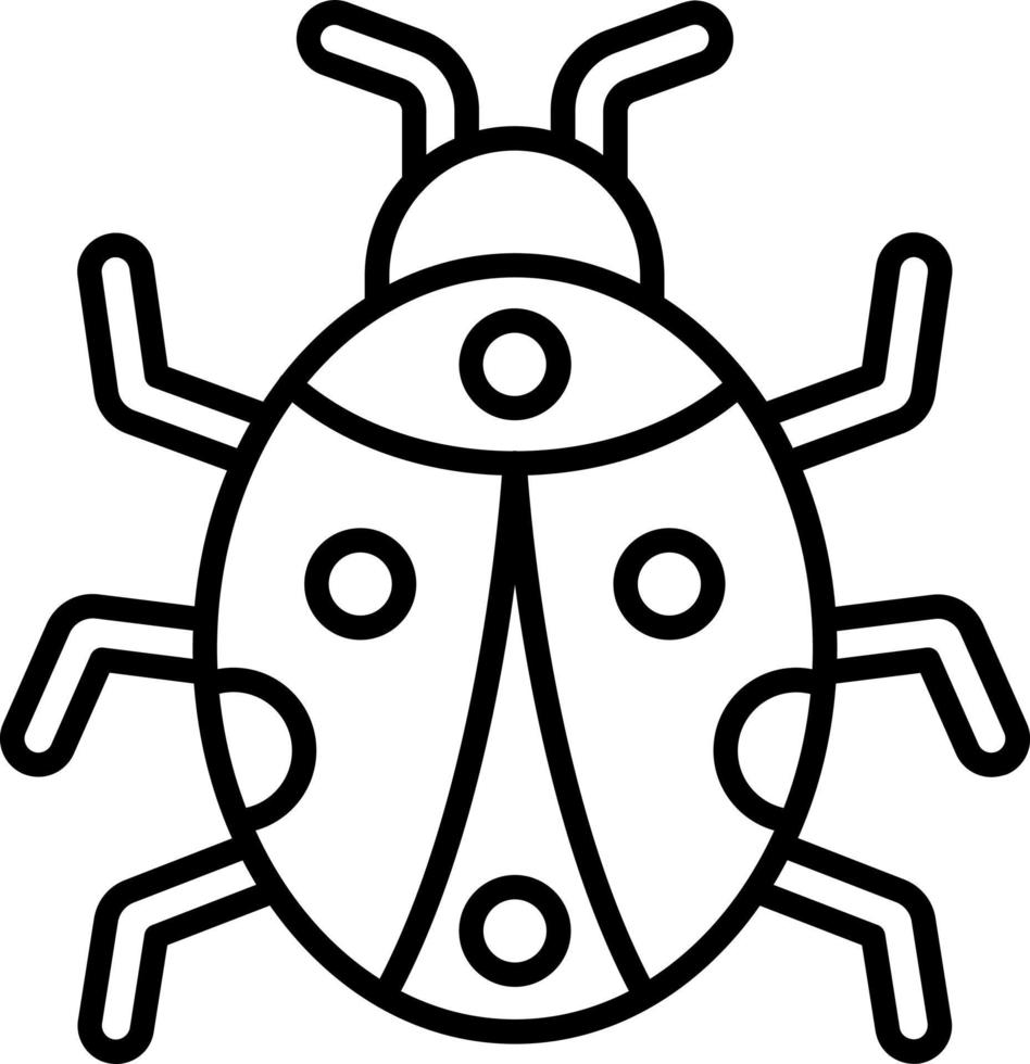 Ladybug Icon Style vector