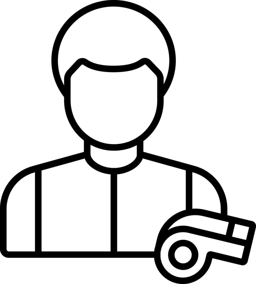Referee Icon Style vector