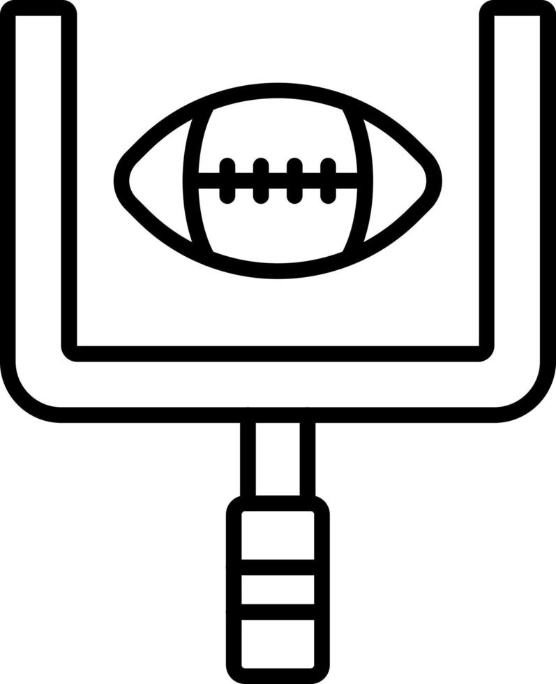 Goal Post Icon Style vector