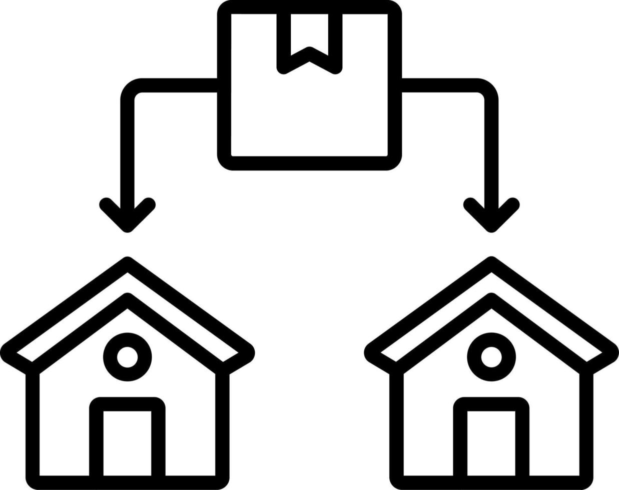 Package Hub Icon Style vector