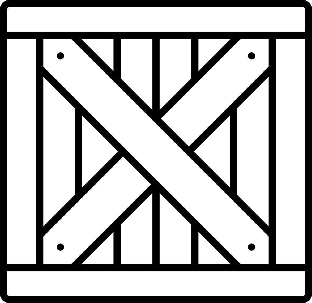 Crate Icon Style vector
