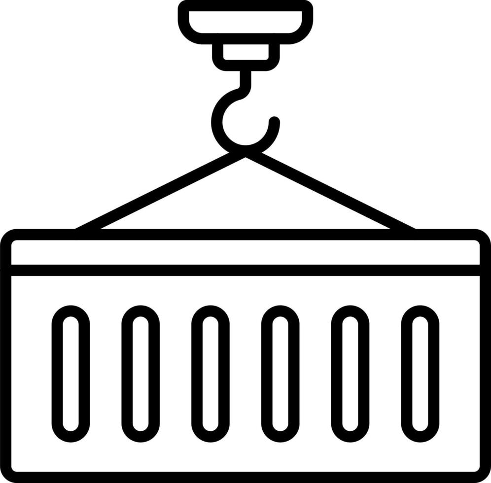 Container Icon Style vector