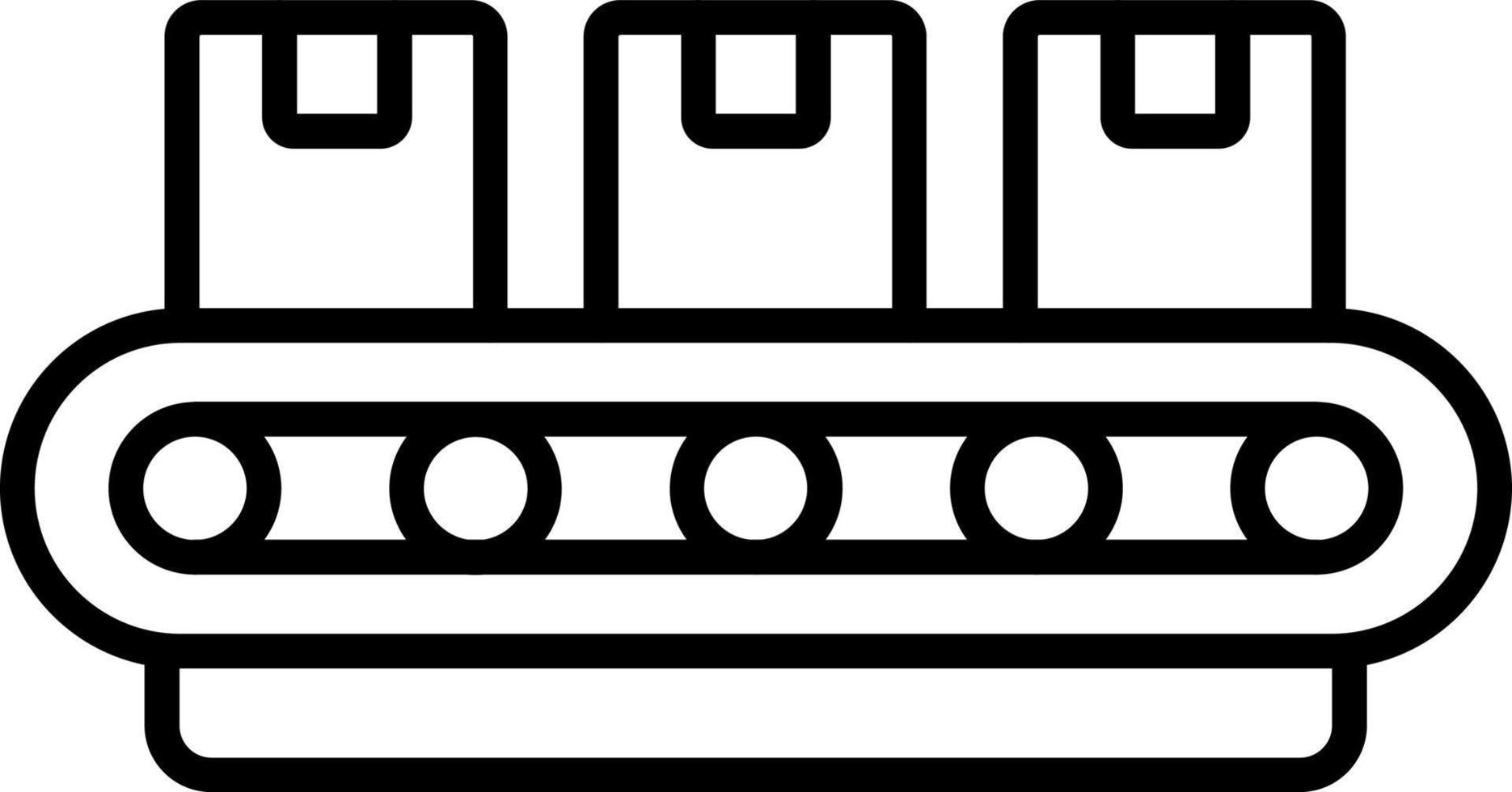 Conveyor Belt Icon Style vector