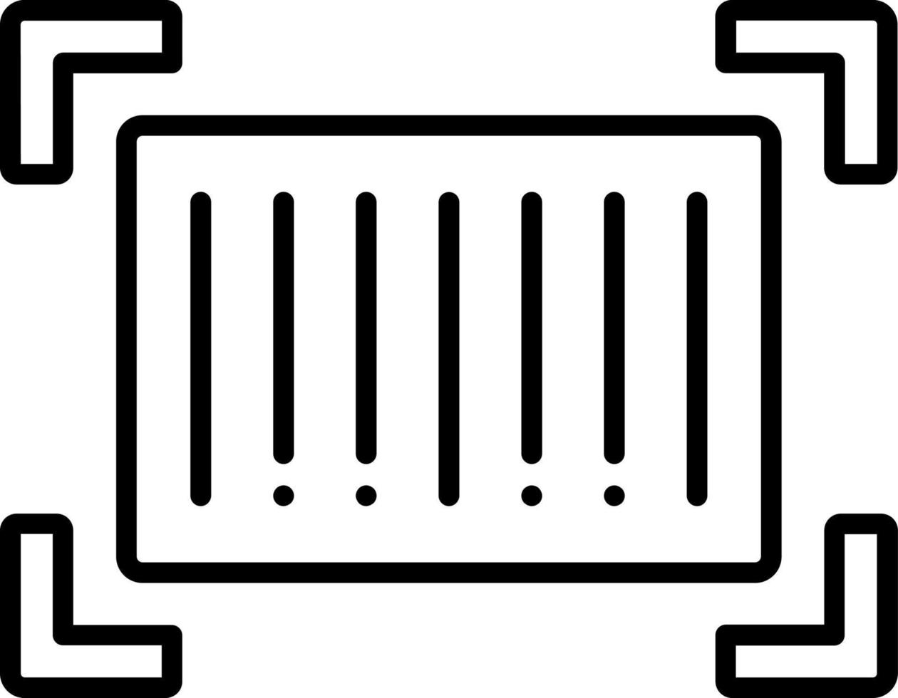 Barcode Icon Style vector