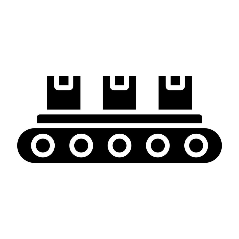 Conveyor Belt Icon Style vector