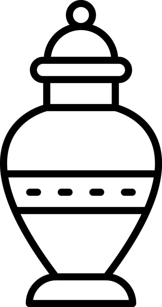 urna icono estilo vector