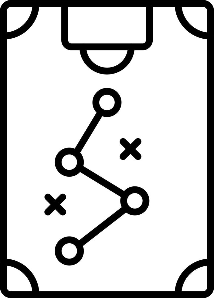 Goal Strategy Icon Style vector