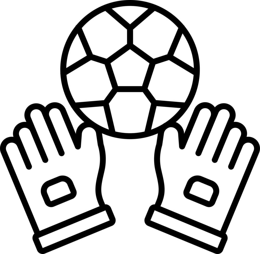 Goalie Icon Style vector
