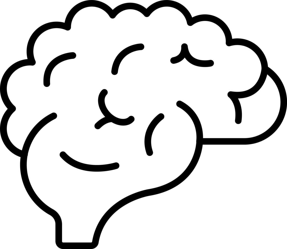 Brain Icon Style vector