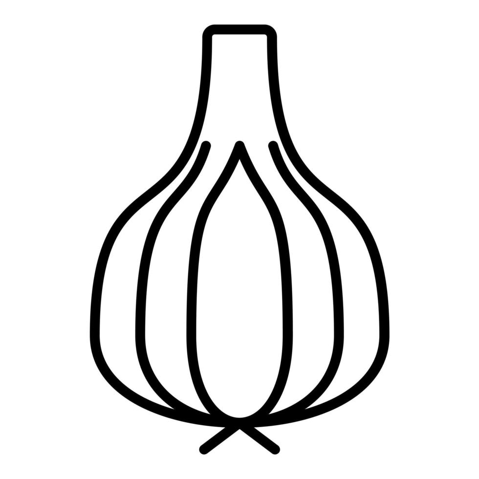 Garlic Icon Style vector