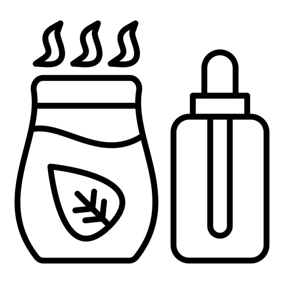 Aromatherapy Icon Style vector