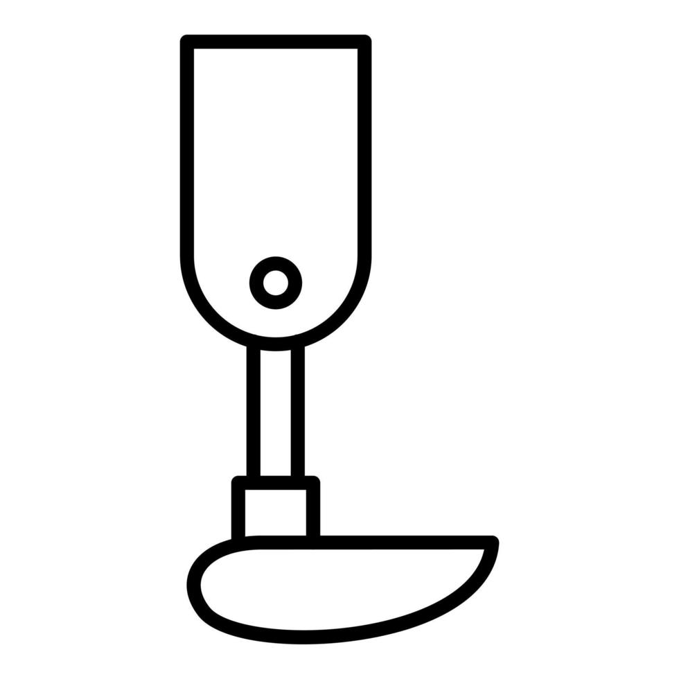Prosthesis Icon Style vector