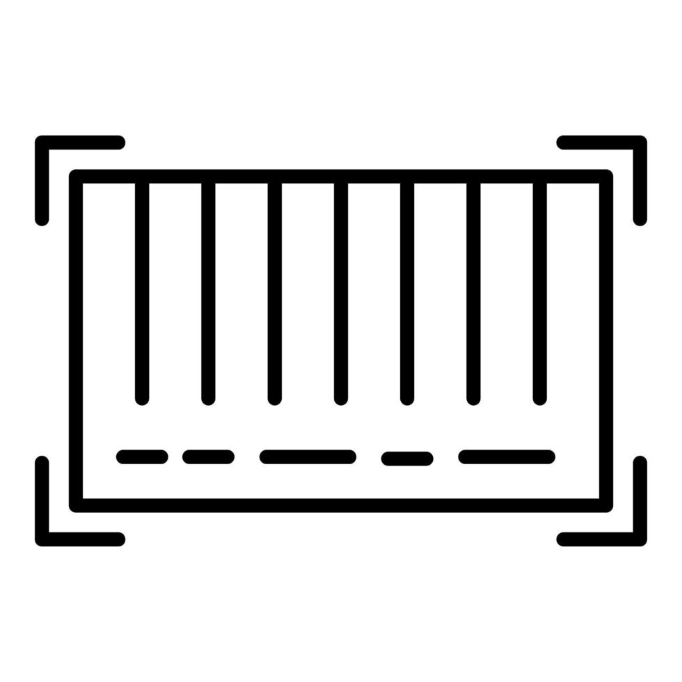 Serial Number Icon Style vector