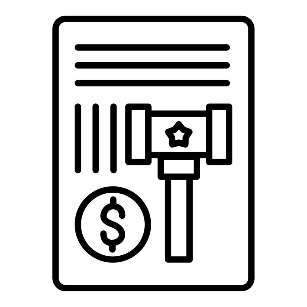 Penalty Icon Style vector
