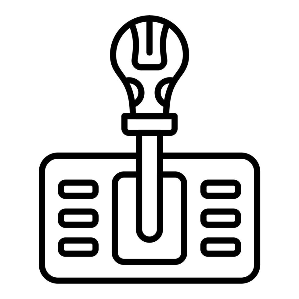 Gearshift Icon Style vector