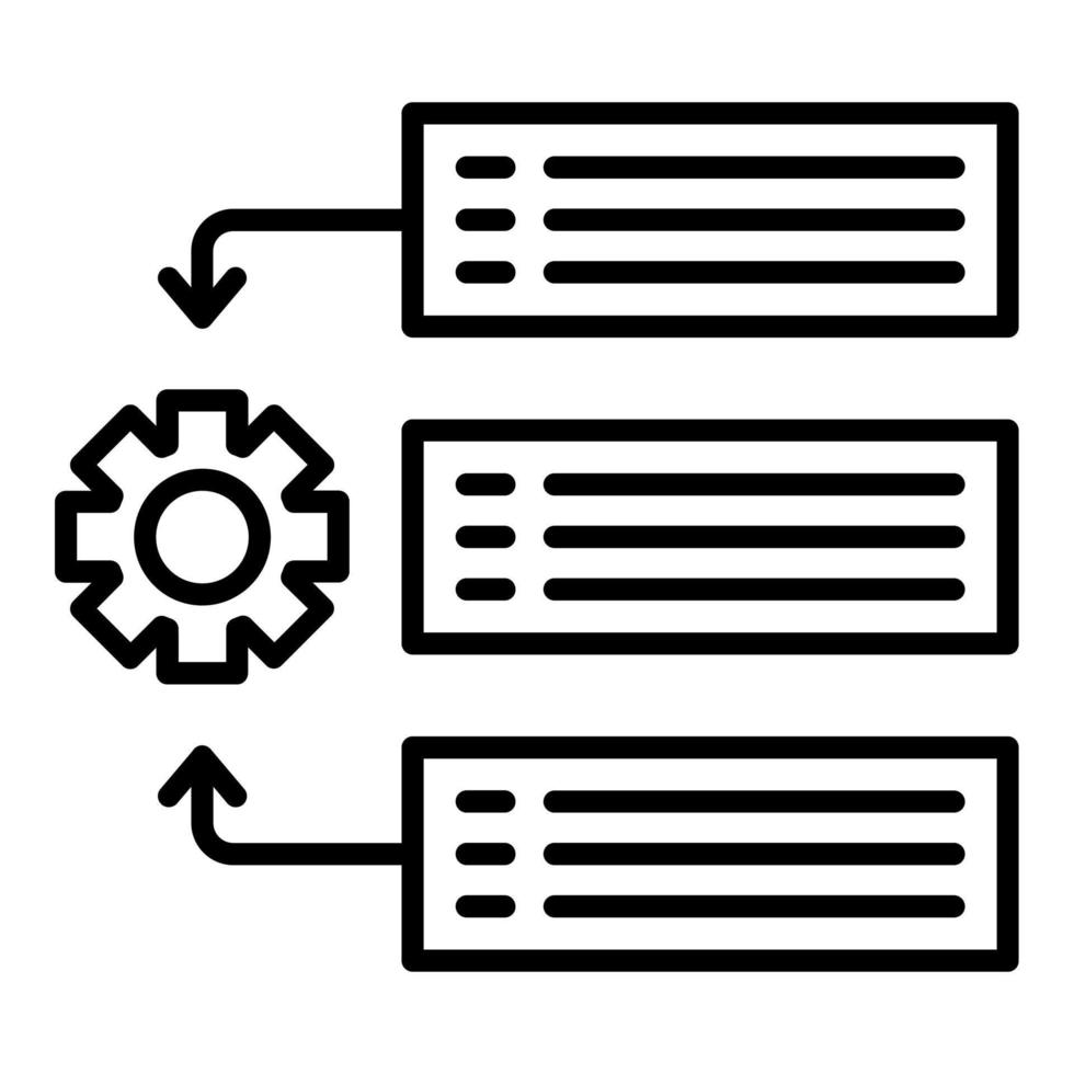 Prioritize Icon Style vector