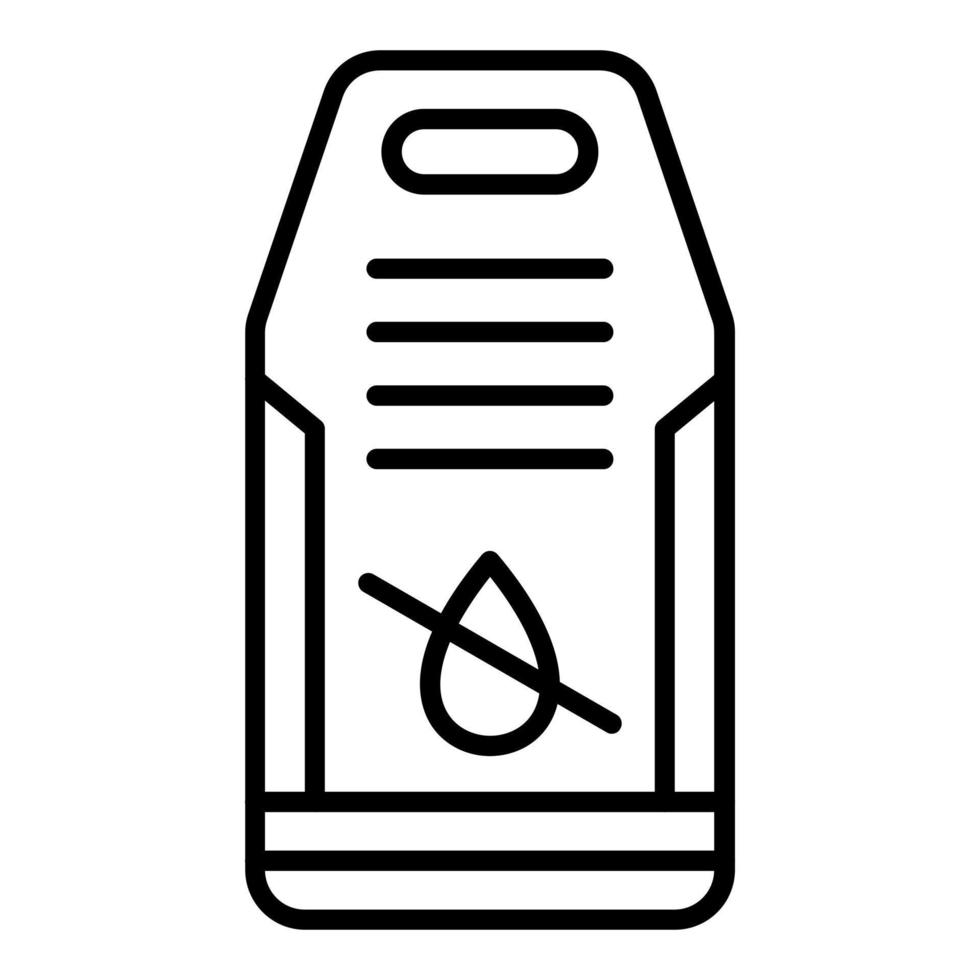 Dry Bag Icon Style vector