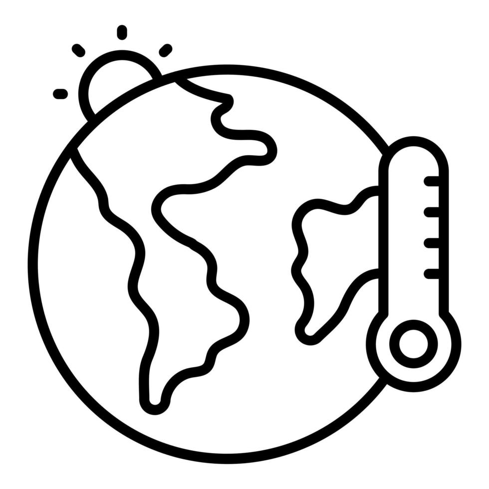 Climate Change Icon Style vector