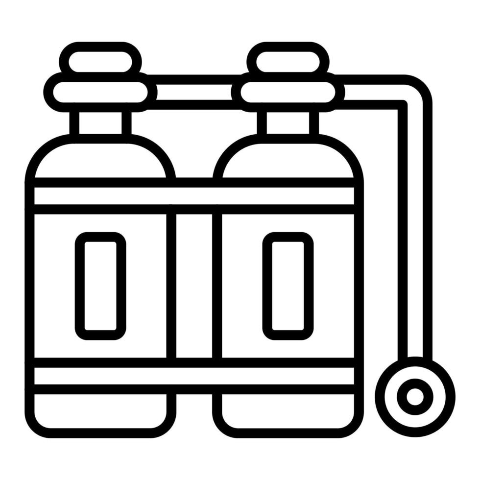 Diving Cylinder Icon Style vector