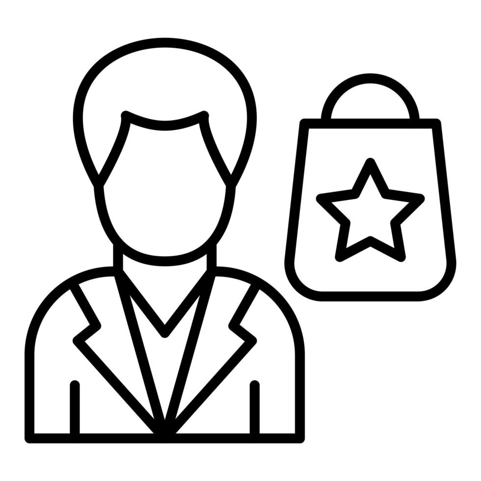 Customer Icon Style vector