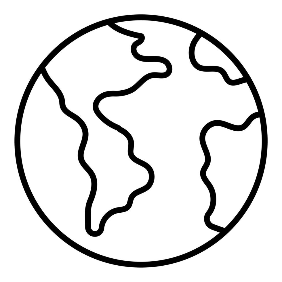 Earth Icon Style vector