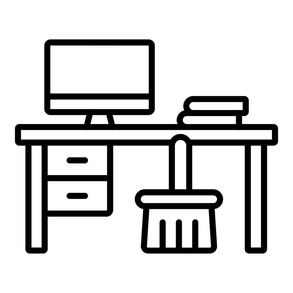 Office Cleaning Icon Style vector