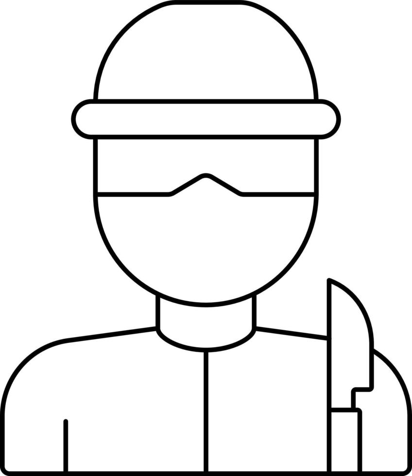 Knife Thrower Icon Style vector