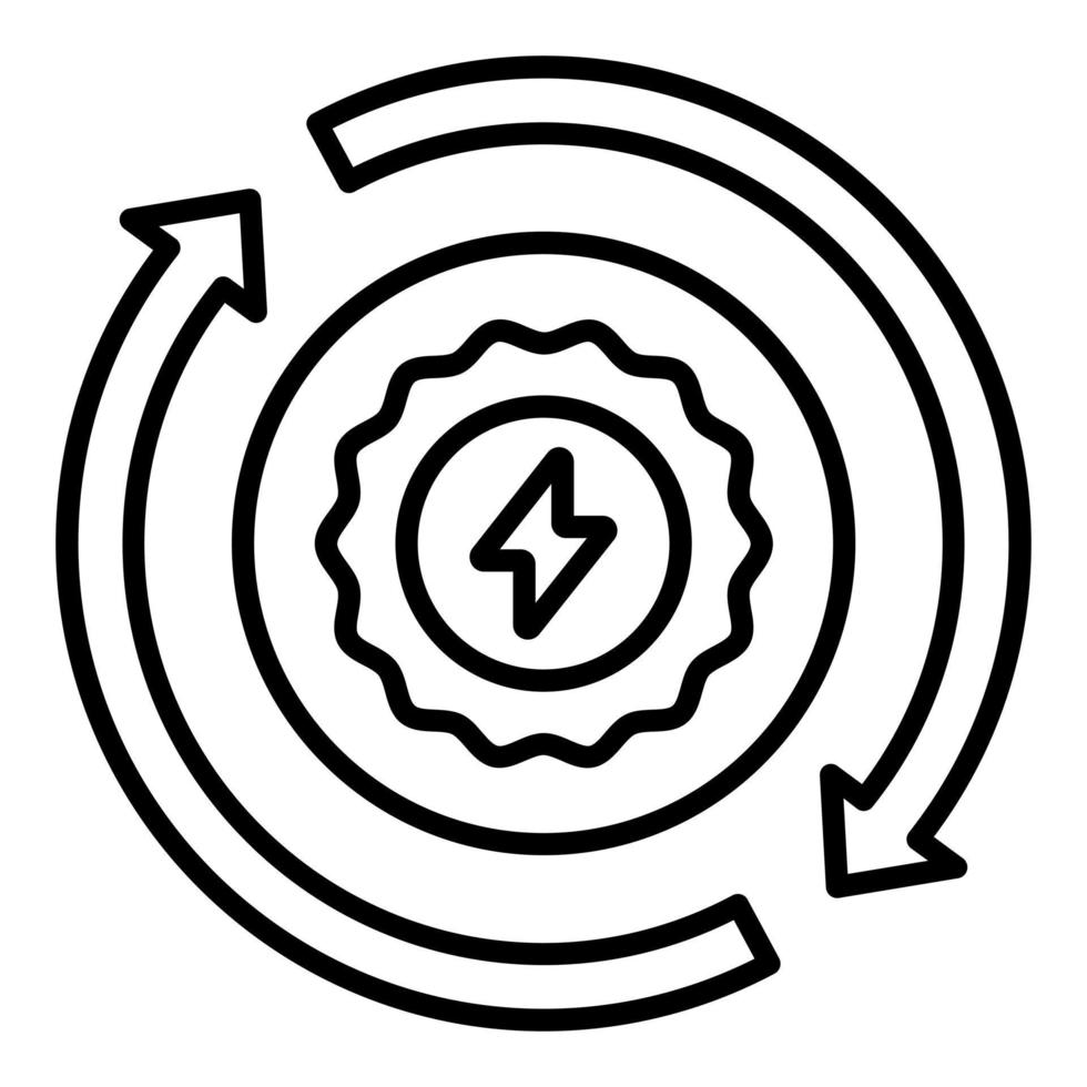 Energy Icon Style vector