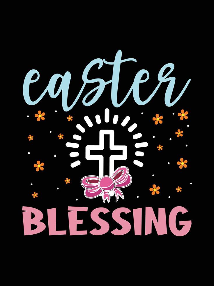 Easter day typography egg lettering t-shirt design holiday greeting cute bunny vector art