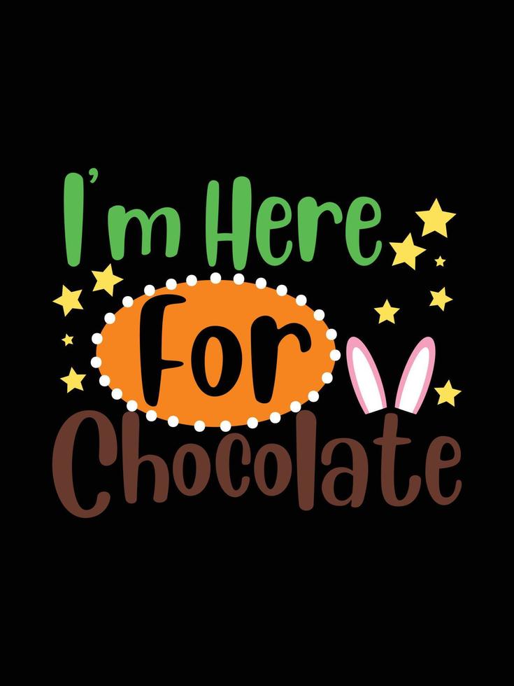 Easter day typography egg lettering t-shirt design holiday greeting cute bunny vector art