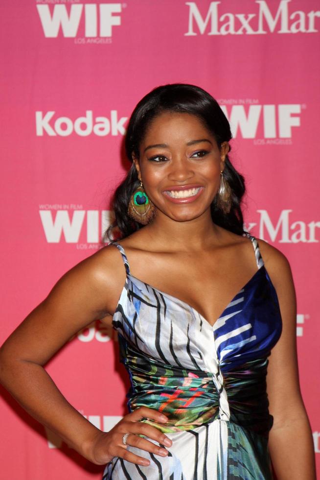 Keke Palmer arriving at the Women in Film Annual Crystal  Lucy Awards at the Century Plaza Hotel in Century City  CA on June 12 2009  2009 photo