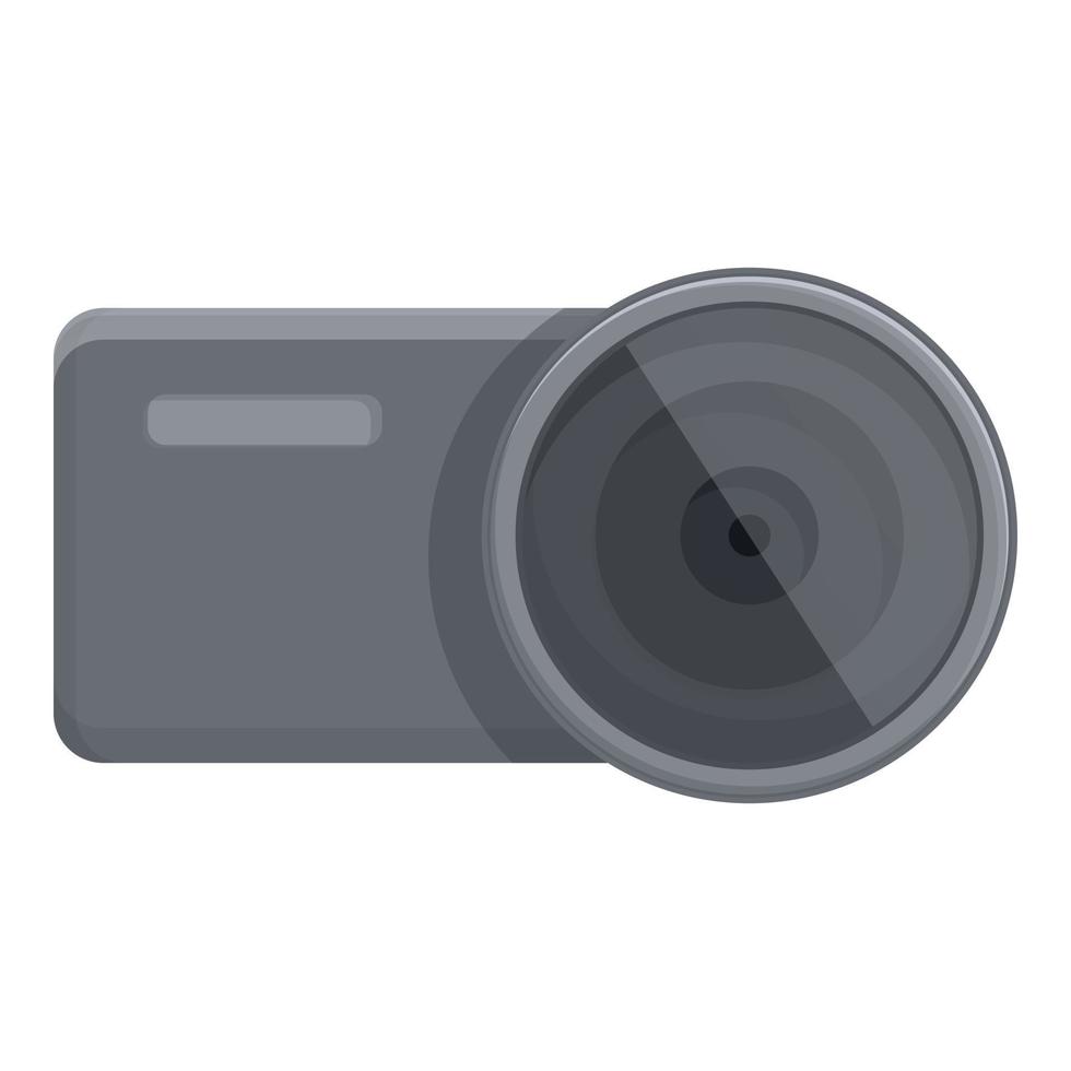 Dashcam icon cartoon vector. Go pro camera vector