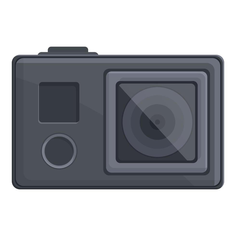 Digital camera icon cartoon vector. Action go pro vector