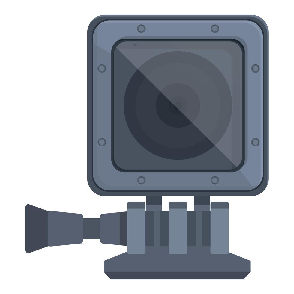 Selfie cam icon cartoon vector. Go pro camera vector