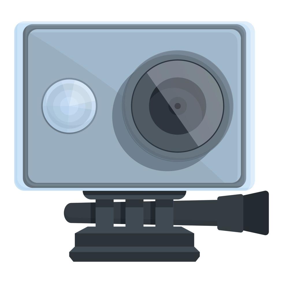 Cinema cam icon cartoon vector. Go pro camera vector