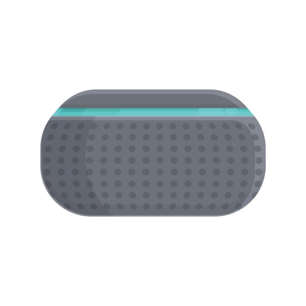 Future smart speaker icon cartoon vector. Voice device vector