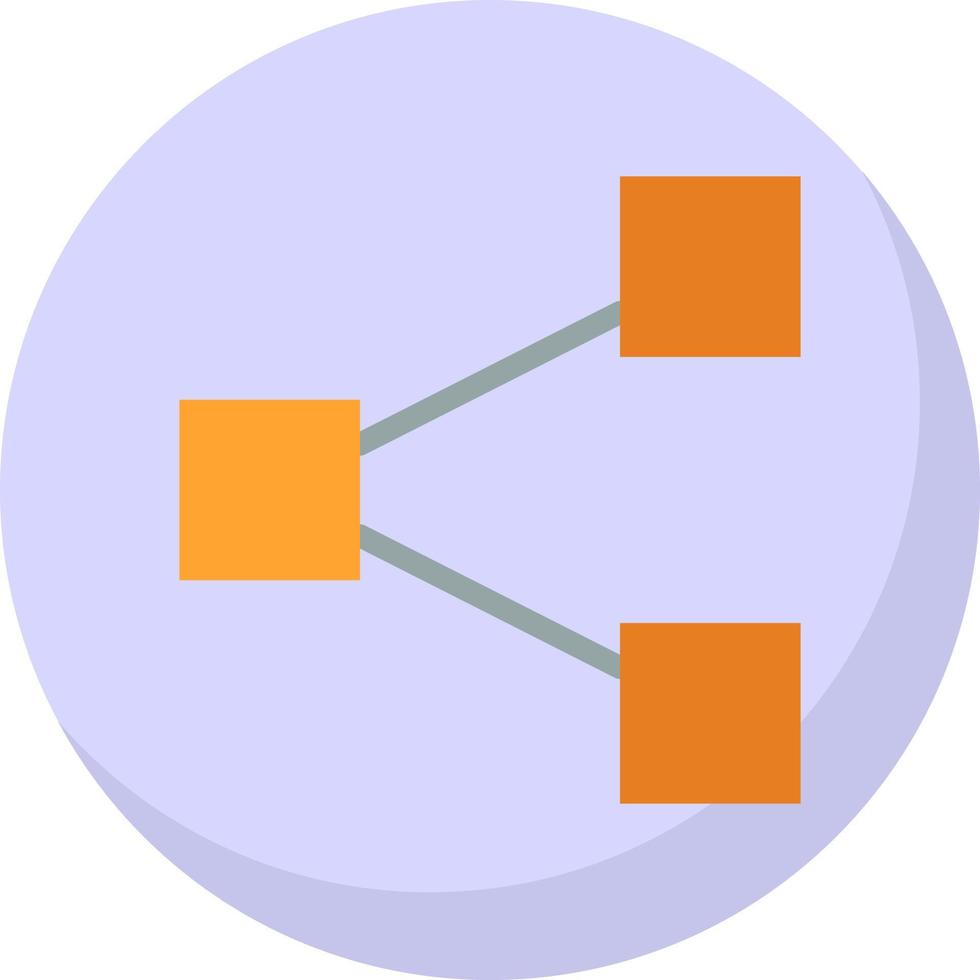 Project Diagram Vector Icon Design