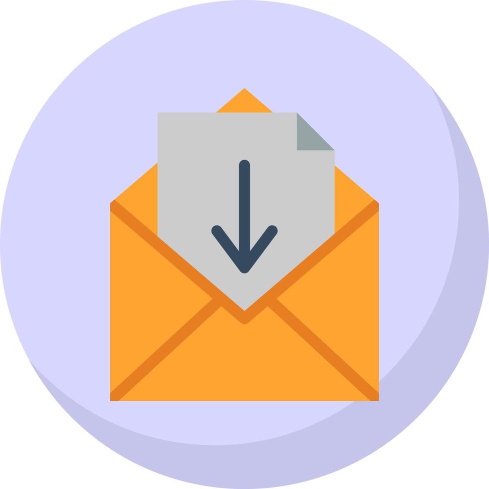 Inbox Vector Icon Design