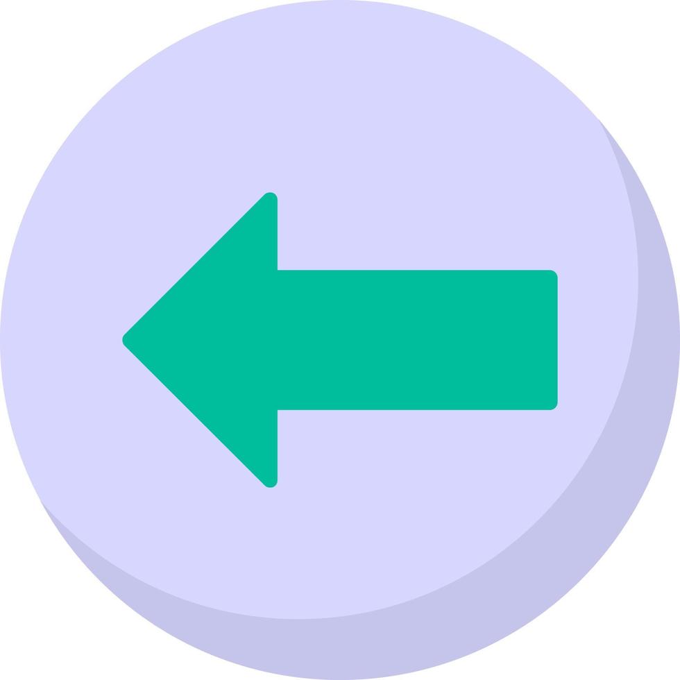 Long Arrow Alt Left Vector Icon Design