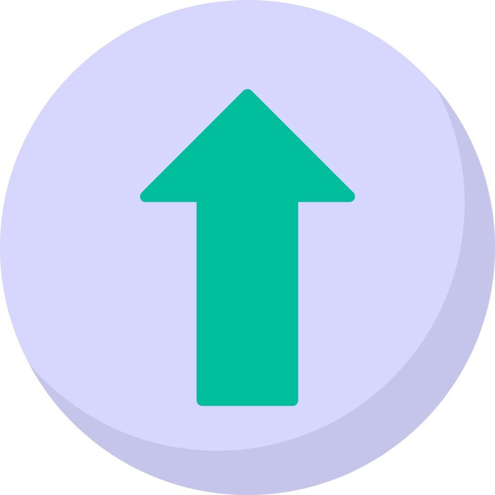 Long Arrow Alt Up Vector Icon Design