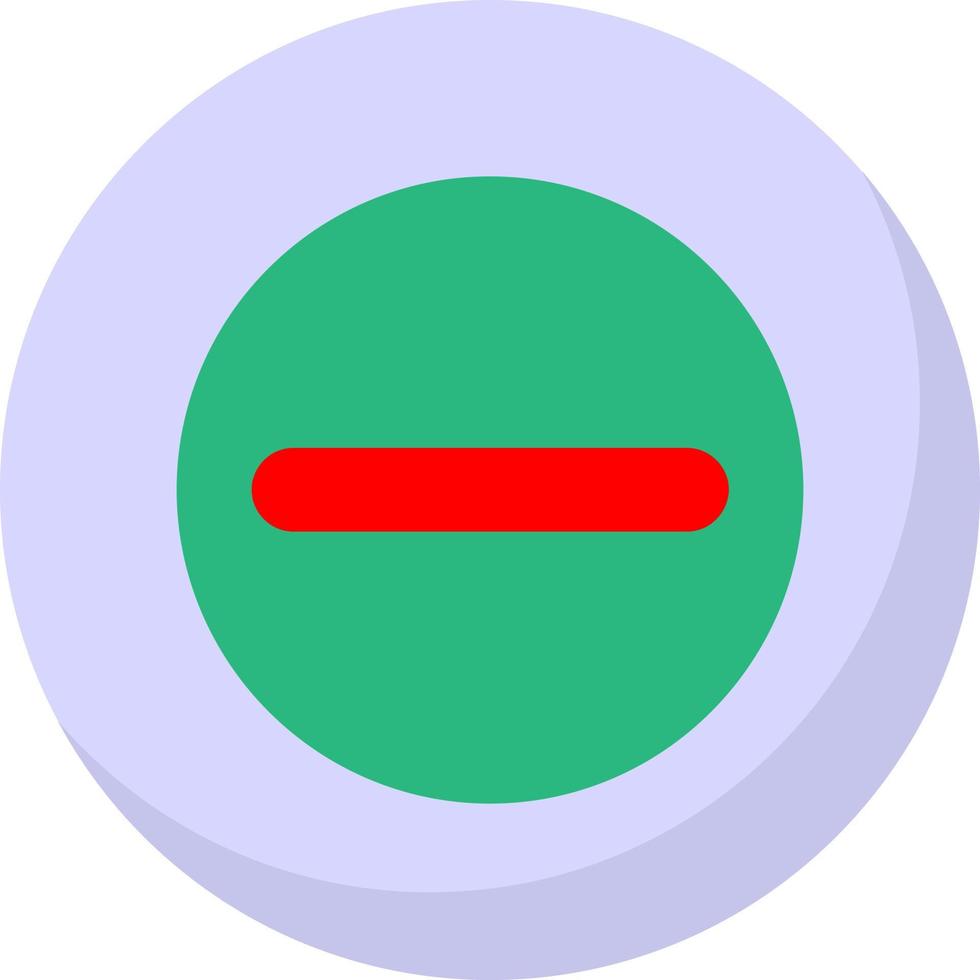 Minus Circle Vector Icon Design