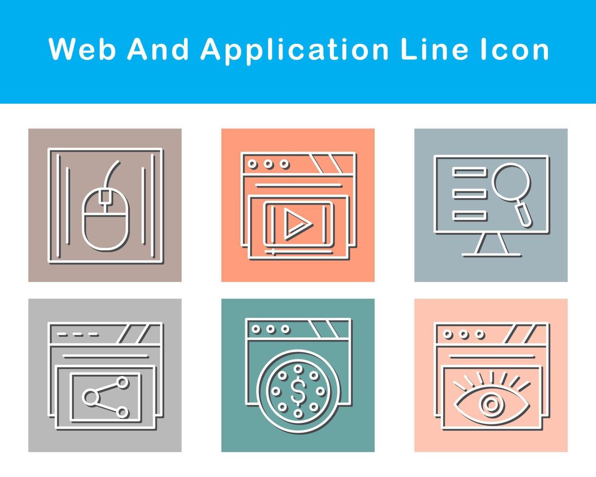 Web And Application Vector Icon Set