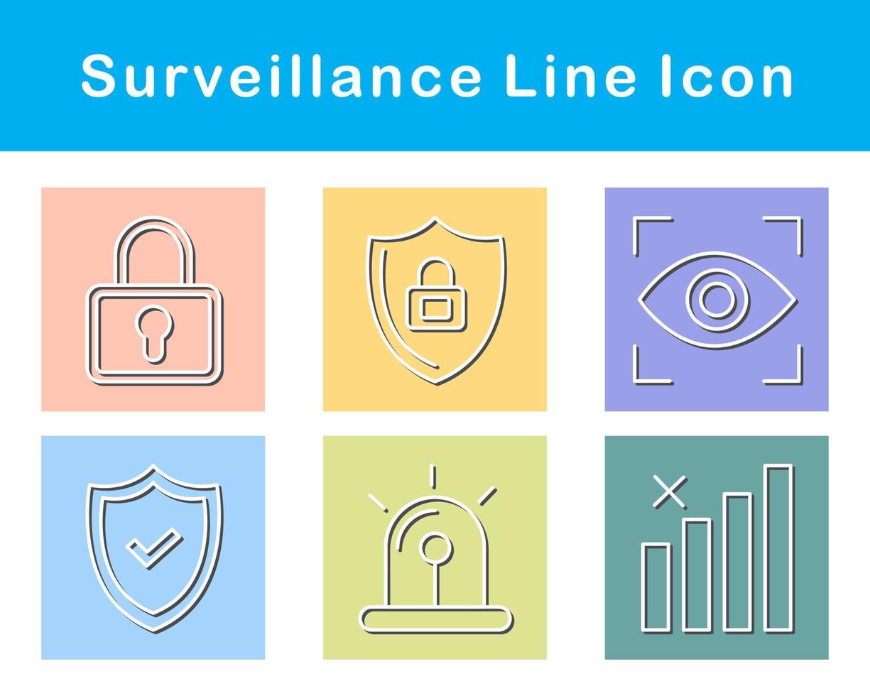 Surveillance Vector Icon Set