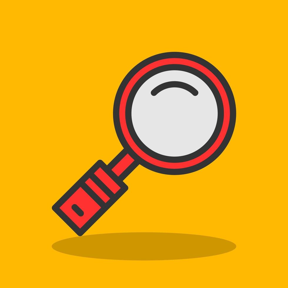 Magnifying Glass Vector Icon Design