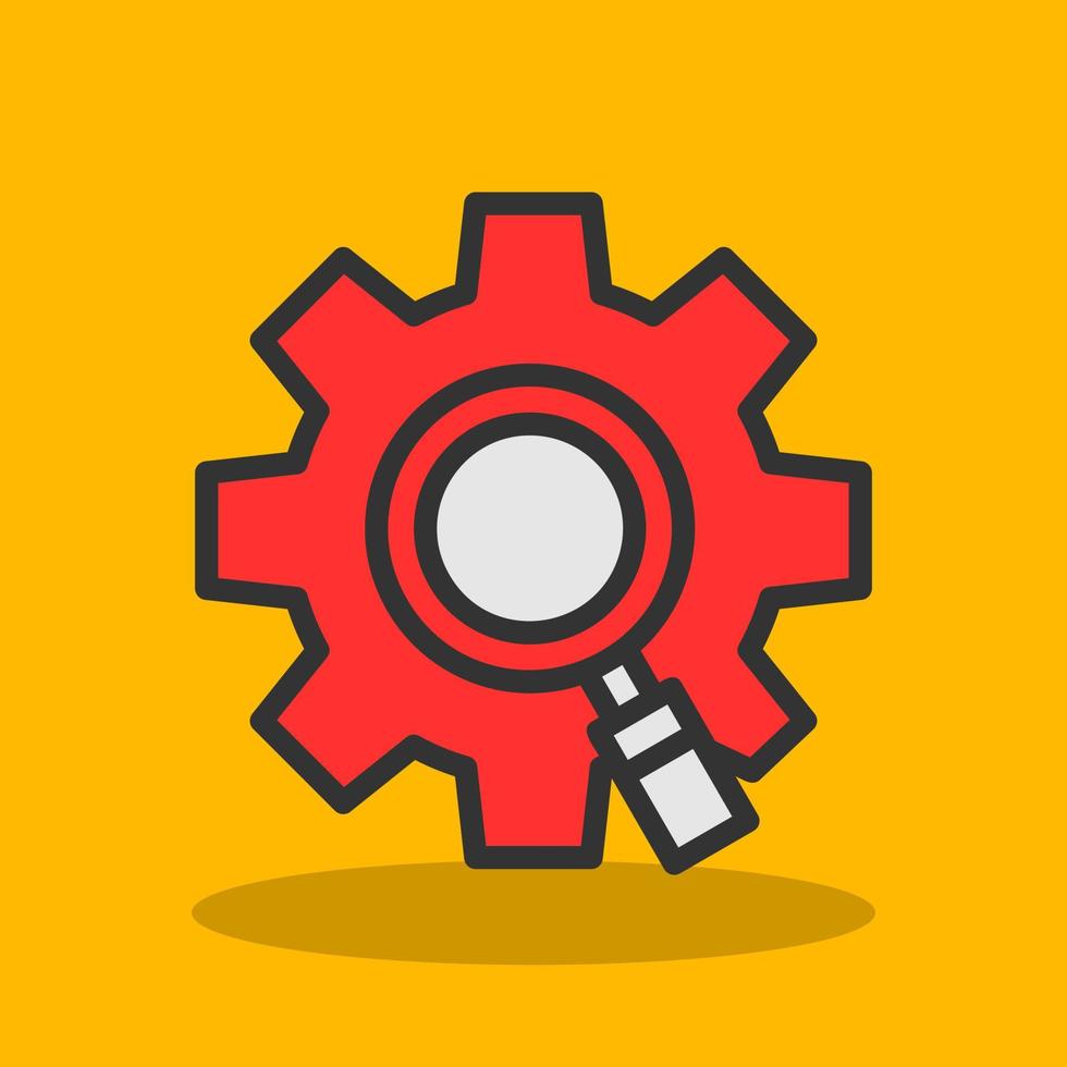 Search Engine Vector Icon Design