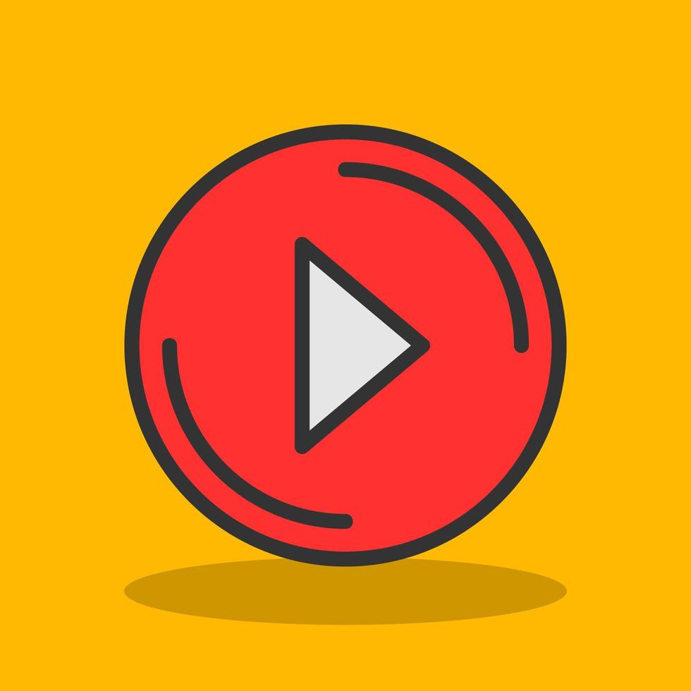 Play button Vector Icon Design